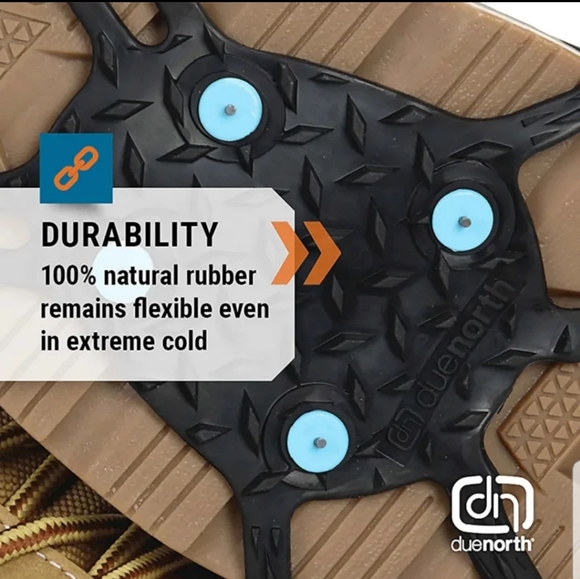 Due North Everyday Pro Ice Cleats for Walking on Ice and Snow - Picture 4 of 4